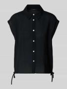 Overhemdblouse met vetersluiting opzij, model 'Fadri'