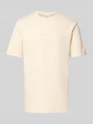 Regular fit T-shirt van katoenmix