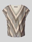 T-shirt met V-hals