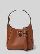 Lederen handtas met labelhanger, model 'TANNER'