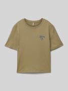 Regular fit T-shirt van puur katoen, model 'REX'