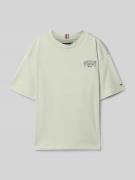 Regular fit T-shirt van puur katoen