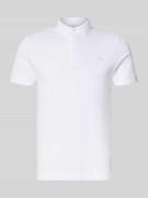 Regular fit poloshirt van katoenmix