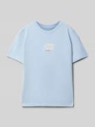 T-shirt met labelstitching, model 'TAVIRA'