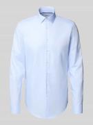 Slim fit zakelijk overhemd met extra lange mouwen