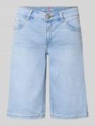 Wide leg korte jeans in 5-pocketmodel, model 'Italy'