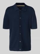 Regular fit poloshirt met doorknoopsluiting