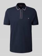 Regular fit poloshirt met ritssluiting
