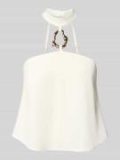 Regular fit top met applicatie