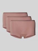 Broek met labelprint in een set van 3 stuks, model 'GO DAILY'