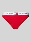 Bikinibroekje met elastische band met label, model 'TH Heritage'