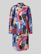 Ovverhemdjurk met platte kraag en knoopsluiting