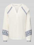 Regular fit tuniek met kant, model 'JIYA'