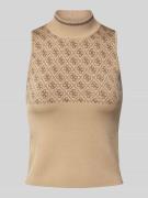 Tricottop met logomotief, model 'LISE'