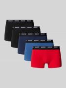 Boxershort van katoenmix met logostitching in een set van 5 stuks