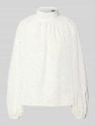 Blouseshirt met opstaande kraag, model 'DUMONDA'