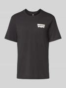 T-shirt met labelprint