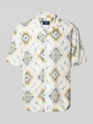 Vrijetijdsoverhemd van een mix van viscose en linnen