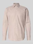 Regular fit zakelijk overhemd van katoenmix