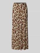 Maxirok van viscose met dierenprint
