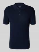 Gebreide polo met korte knoopsluiting
