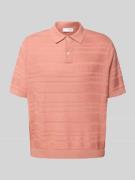 Relaxed fit poloshirt van puur katoen, model 'FOAM'
