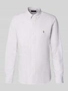Slim fit vrijetijdsoverhemd met button-downkraag