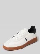 Sneakers met labelstitching