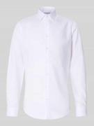 Slim fit zakelijk overhemd met kentkraag