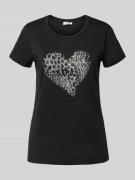 T-shirt met siersteentjes