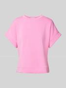 Sweatshirt in design met korte mouwen