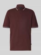 Poloshirt met korte knoopsluiting