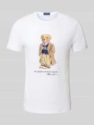 Custom slim fit T-shirt met ronde hals