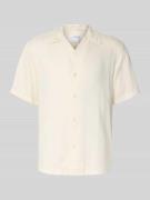 Regular fit vrijetijdsoverhemd van een mix van lyocell en linnen, mode...