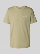 T-shirt met labelstitching