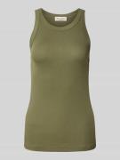 Slim fit tanktop van puur katoen