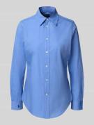 Regular fit overhemdblouse met logostitching