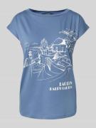 T-shirt met labelprint, model 'GRIETA'