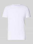 Regular fit T-shirt van katoenmix