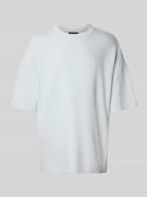 Oversized T-shirt met structuurmotief