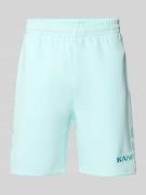 Sweatshorts met logostitching, model 'Paisley'