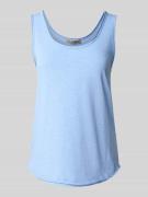 Top met bandjes en ronde hals