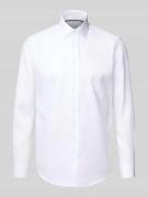 Regular fit zakelijk overhemd met kentkraag