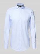 Slim fit zakelijk overhemd van puur katoen