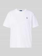 T-shirt met labelstitching