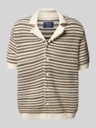 Gebreid overhemd met knoopsluiting