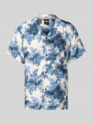 Relaxed fit vrijetijdsoverhemd met all-over motief