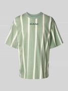 T-shirt met labelprint