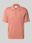Regular fit poloshirt met logostitching, model 'SUPIMA'