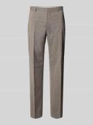 Regular fit pantalon in geweven look